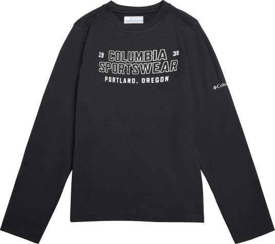 Columbia Sportswear Dobson Pass Ii Ls Graphic Tee BLACK BLOCKED BRAND 128