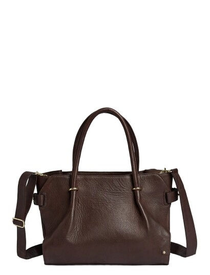 DEPECHE Golden Chic Workbag Brown ONE SIZE DEPECHE Golden Chic Workbag Brown ONE SIZE