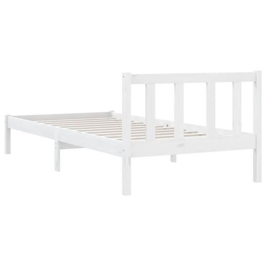 vidaXL Sengeramme heltre furu 75x190 cm 2FT6 Small Single