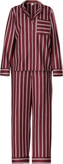 Pieces Pcjytte Satin Night Set Wvn Burgundy XS