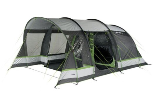 High Peak Garda 4.0 Camping Hard Ramme Tunell Telt 4 PersonEr 14,7 Kg Grønn Grå Lysegrå