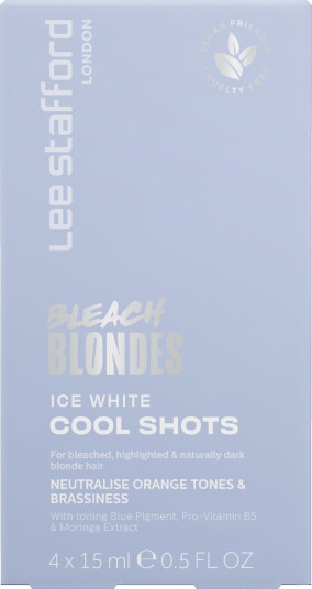Lee Stafford Bleach Blondes Ice White Cool Shots 4 x 15 ml