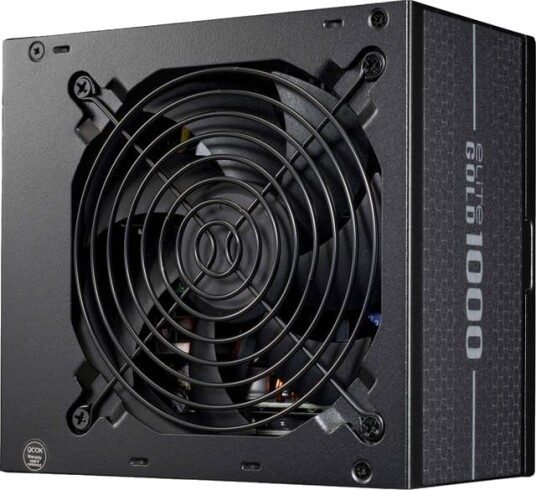Cooler Master Elite Gold FM 1000W strømforsyningsenhet svart