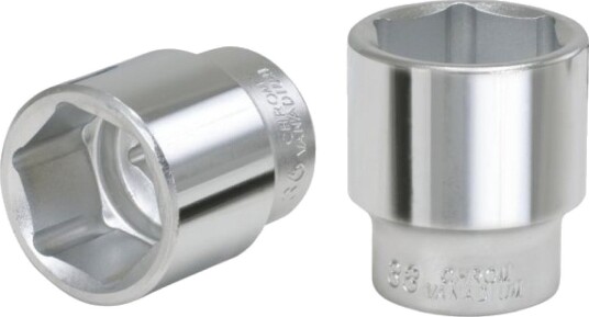 Ks Tools 911.3438 Stikkontakt 3/4" Metrisk med 2 Hoder 53 mm Kromvanadium Ks Tools 911.3438 Stikkontakt 3/4" Metrisk med 2 Hoder 53 mm Kromvanadium