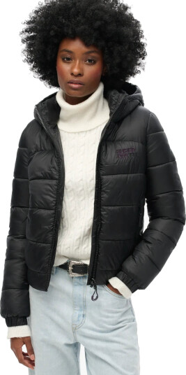 Superdry Sport Sports Puffer Bomber Jacket - Black - 40 Superdry Sport Sports Puffer Bomber Jacket - Black - 40