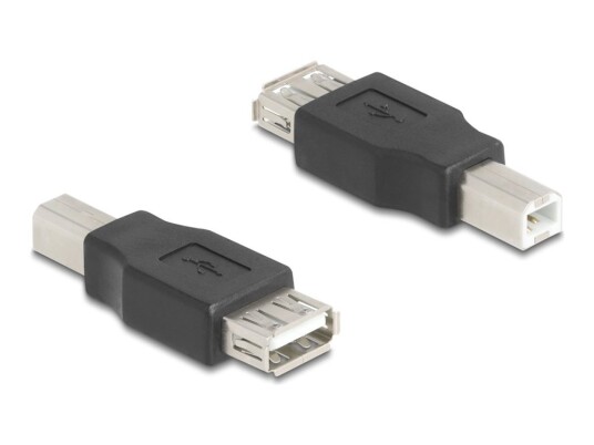 Delock Usb 2.0-Adapter Usb Type-B Hann Til Usb Type-A Hunn