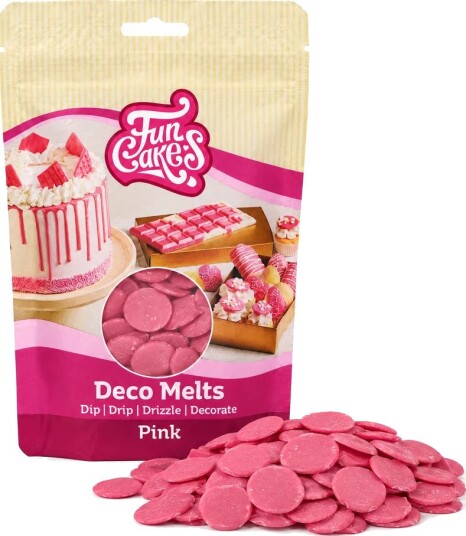 CakeSupplies FunCakes Deco Melts - Rosa