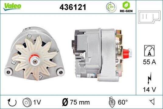 Dynamo VALEO 436121 Dynamo VALEO 436121