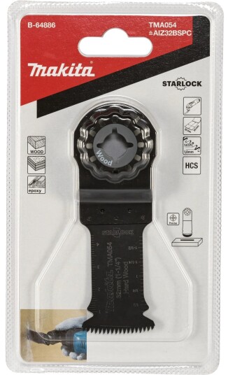 Makita B-64886 Multiverkt??y Dykksagblad for tre - 32x50mm, HCS