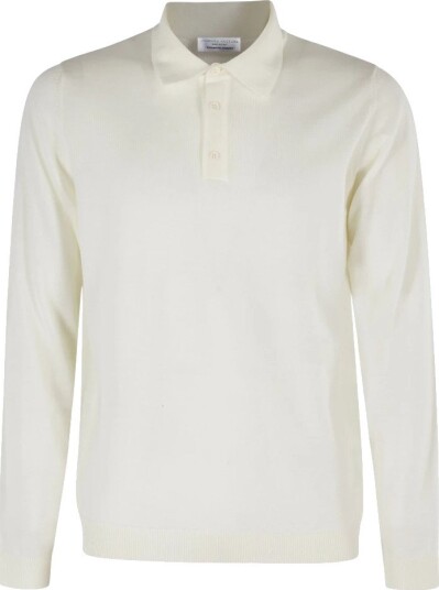 Roberto Collina Herre Topper Hvit 2XL, Roberto Collina Herre Topper Hvit 2XL,