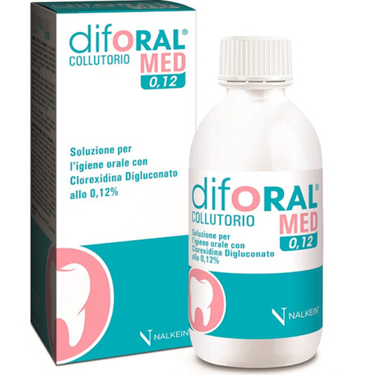 Klorhexidin Munnvann 0.12 % DIFORAL Med Xylitol 200 ml