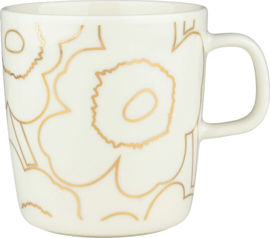 Marimekko Piirto Unikko Krus 40 cl Hvit/Gold