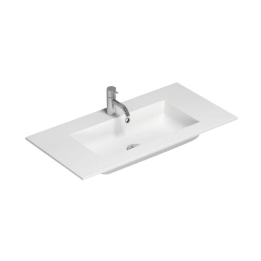 Dansani Calidris Shape Kompositt Servant D40 Måltilpasset Hvit Matt / 80cm