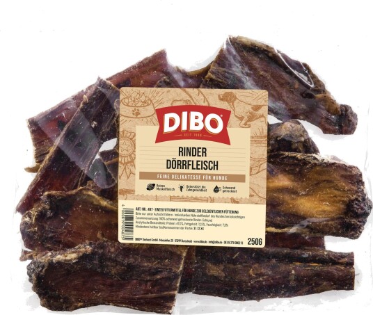 Dibo Premium Tørket Kjøtt 4 X 250 G