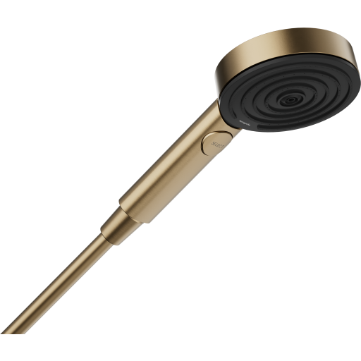 Hansgrohe Pulsify Select S 105 Relaxation hånddusj, vannbesparende, børstet bronse Hansgrohe Pulsify Select S 105 Relaxation hånddusj, vannbesparende, børstet bronse