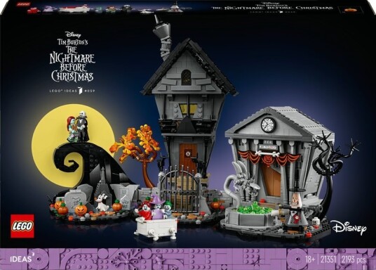 LEGO Ideas Disney-filmen Tim Burtons Et førjulsmareritt 21351 LEGO Ideas Disney-filmen Tim Burtons Et førjulsmareritt 21351