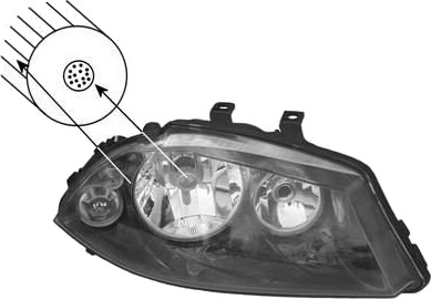 VAN WEZEL 4917964 Frontlykter