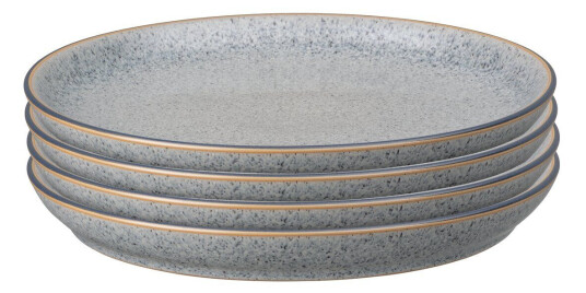Denby Studio Grey coupe tallerken 26 cm 4-stk. Granite 1748372-01-0 1748373-01-0