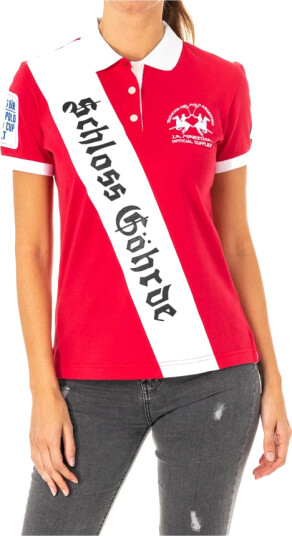 La Martina Dame Topper Rød M, La Martina Dame Topper Rød M,
