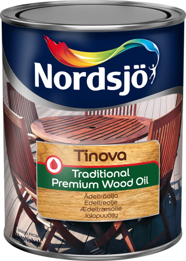 NORDSJØ TINOVA TRADITIONAL PREMIUM WOOD OIL 1L NORDSJØ TINOVA TRADITIONAL PREMIUM WOOD OIL 1L