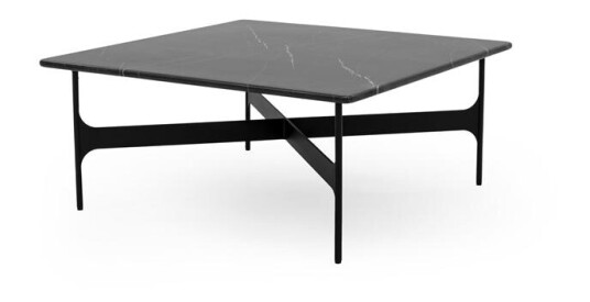 Wendelbo Floema Salongbord 80x80 Sort Nero Marquina Marmor Wendelbo Floema Salongbord 80x80 Sort Nero Marquina Marmor