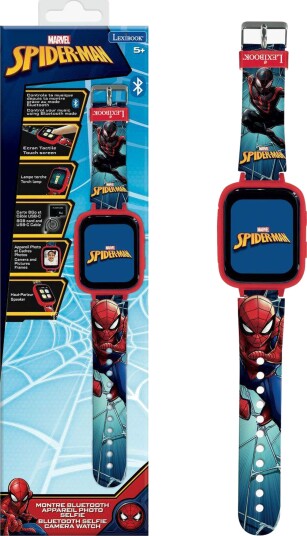 Marvel Spider-Man Bluetooth Digital Klokke Med Kamera