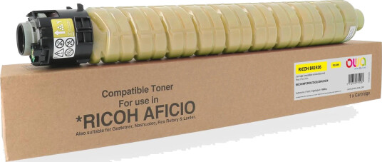 TB Toner Gul (9.500 sider) erstatter Ricoh 841926/841919(30-262) TB Premium toner