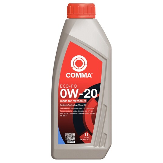 Motorolje COMMA ECO-FO 0W20 1L Motorolje COMMA ECO-FO 0W20 1L