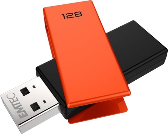 Emtec C350 Brick Usb-Flashstasjon 128 Gb Usb 2.0 Oransje