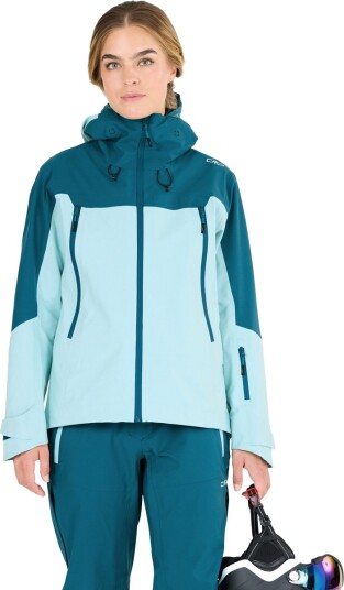 CMP Unlimitech 3 Layer Skijakke Dame Blå 42 CMP Unlimitech 3 Layer Skijakke Dame Blå 42