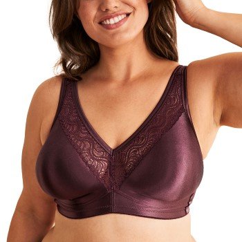 Swegmork BH Stars - myk - usynlig - Plomme polyamid D 85 Dame Swegmork BH Stars - myk - usynlig - Plomme polyamid D 85 Dame