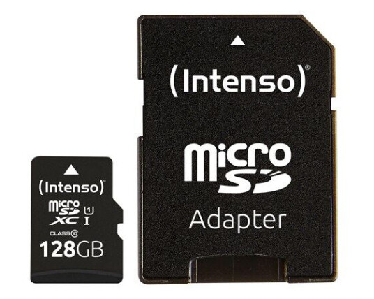 Intenso - flash memory card - 128 GB - microSDXC UHS-I Intenso - flash memory card - 128 GB - microSDXC UHS-I