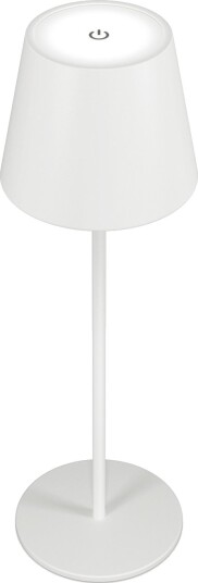 Realpower Led Bordlampe Dimbar Kald/Varm Med Batteri Hvit Realpower Led Bordlampe Dimbar Kald/Varm Med Batteri Hvit