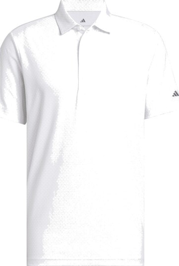 Adidas Ultimate365+ Go To Print Polo Golf pologenser herre White Grethr X Large