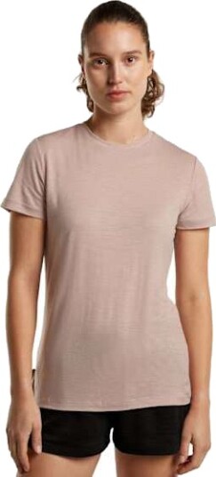 Icebreaker Women Merino 150 Tech Lite Iii Ss Tee Pink Quartz M