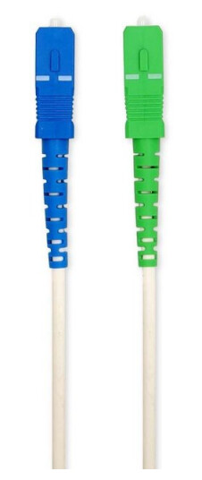Nedis Glassfiber patchkabel | SMF Single Mode Phase | SC/APC | SC/UPC | 100 Gbps | 2.00 m | Hvit | Gift Box with Euro Lock