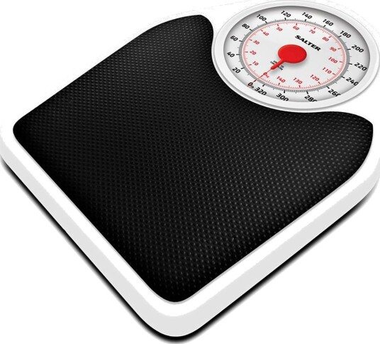 Salter 9037 Elektronisk baderomsvekt med LCD 180 kg Rosegull
