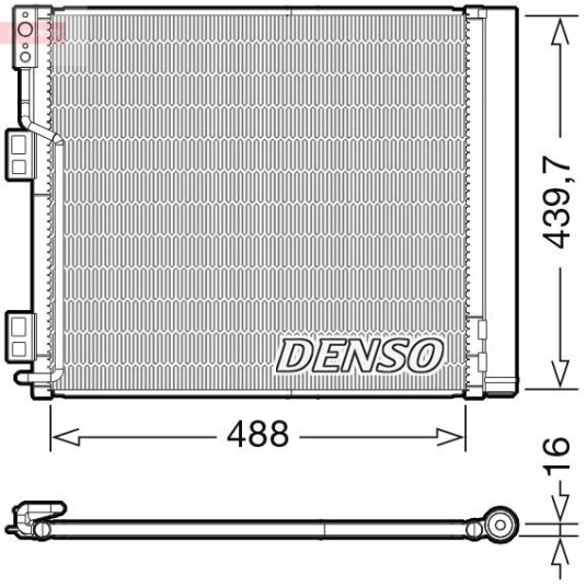Kondensator DENSO DCN46028 Kondensator DENSO DCN46028