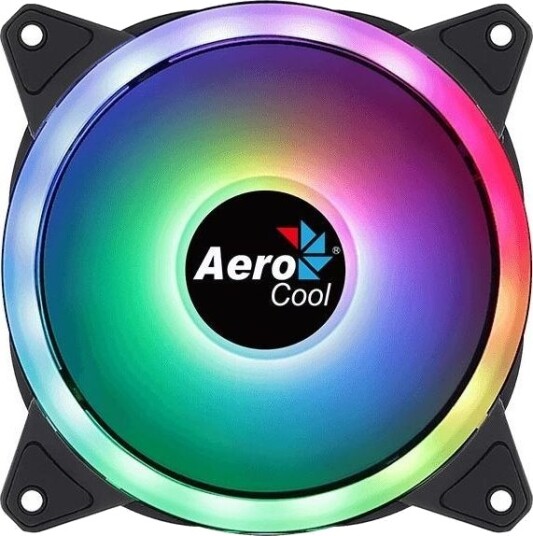 Aerocool Duo 14 Vifte 140mm 1000 RPM Sort med ARGB