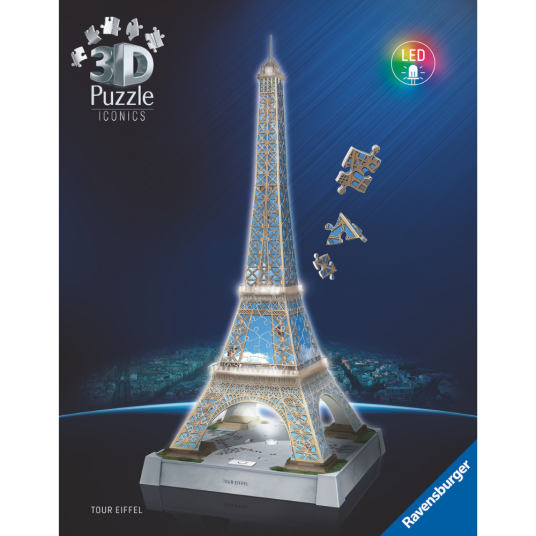 Ravensburger Eiffel Tower Light Up 3D Puzzle  216pc 3D Puslespill