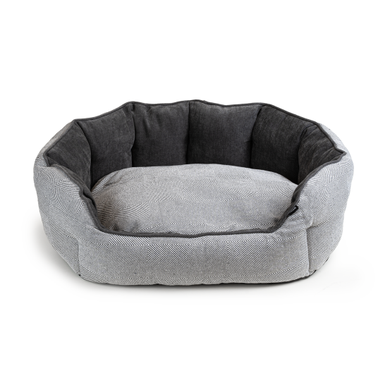 Grå Hundeseng Hedvig L 70x55x23cm fra Selected by ZOO