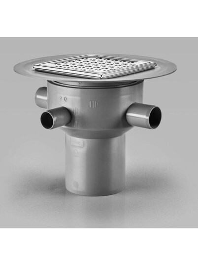Purus multiflex w/grate vertical 110 mm Purus multiflex w/grate vertical 110 mm