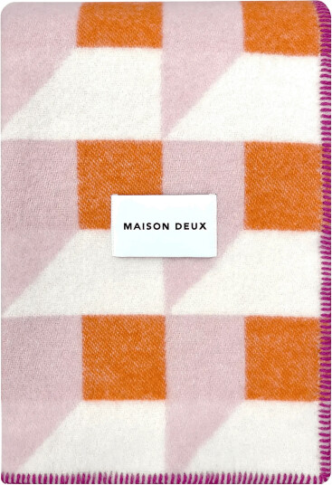 Maison Deux Cubics Blanket   Multi/patterned   130X 200CM