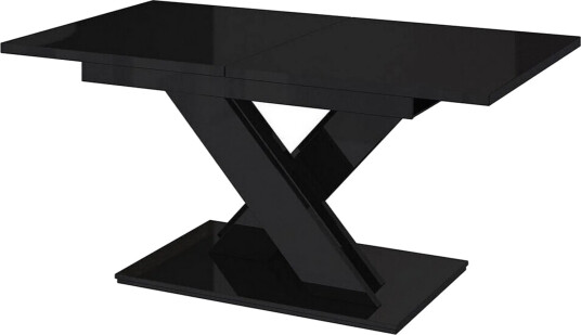 Denogal Matbord 80 cm Black high gloss -