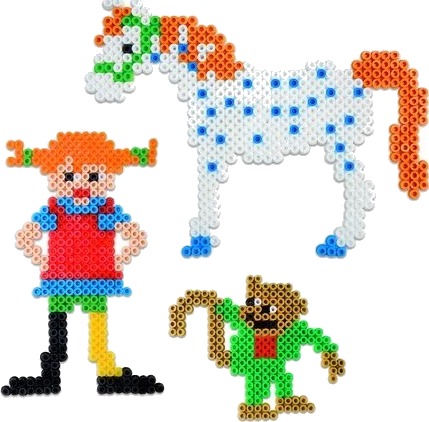 Micki leksaker Pippi Langstrømpe Perlesett 2000 stk Micki leksaker Pippi Langstrømpe Perlesett 2000 stk