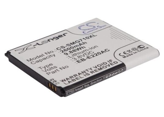 Samsung SM-G7102 Galaxy Grand 2 batteri (2600 mAh 3.8 V)