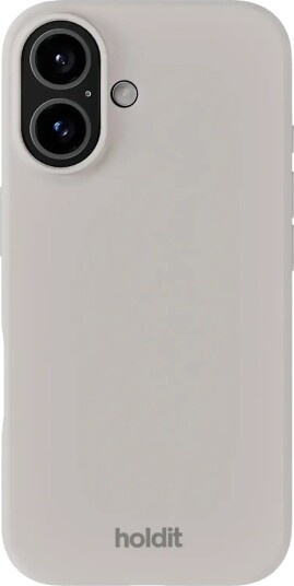 Holdit Silicone Case iPhone 16 Grey