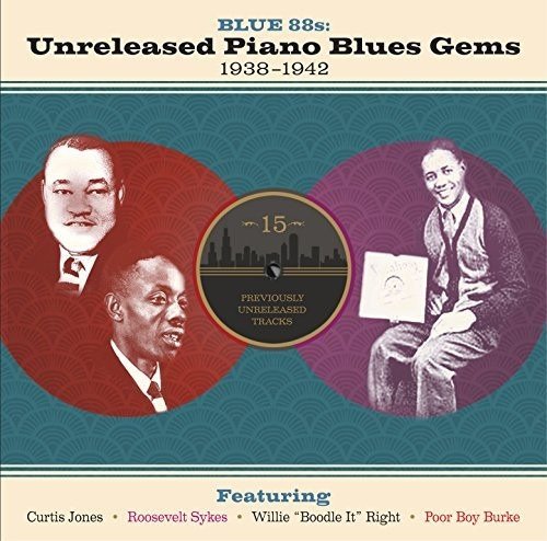 Blue 88s Unreleased Piano Blues Gems Usa Vinyl