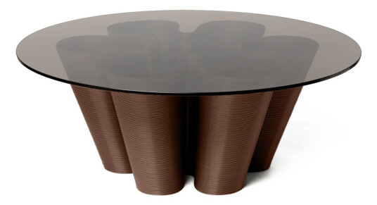 Ekbacken Studios Anemone salongbord Ø110 cm Chocolate
