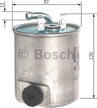 Drivstoffilter BOSCH F 026 402 112 Drivstoffilter BOSCH F 026 402 112